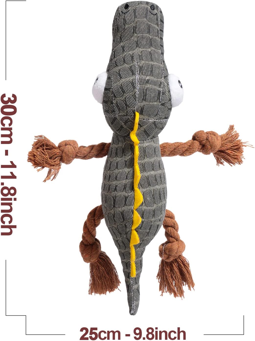 Pet Supplies : Asfotur Dog Squeaky Toy for Large Medium Small Chewers (Crocodile) : 