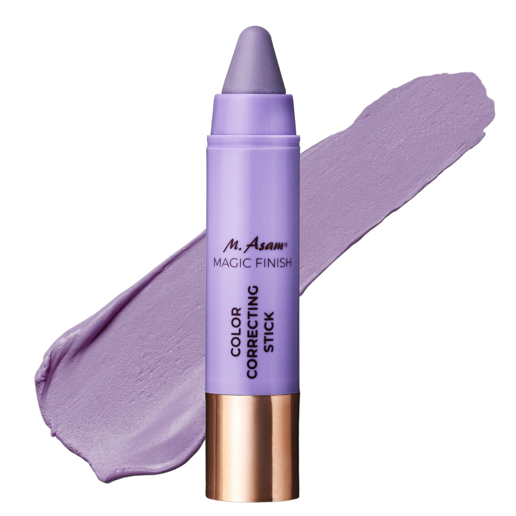 M. Asam MAGIC FINISH Color Correcting Stick Lilac (2g) – Neutralisiert Pigmentflecken, mit Ceramiden für gesunde Hautbarriere, cremige Textur für ebenmäßige Grundierung, veganer Korrekturstift