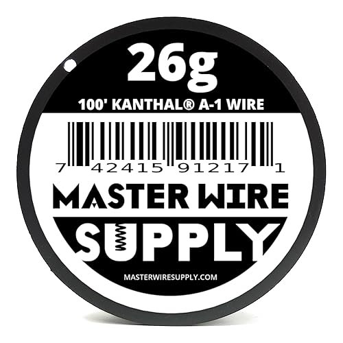 Miniatura 2 de Kanthal - Cable de calibre 26 A1-100 pies, 0.016 in, 0.016 pulgadas, fabricado en Estados Unidos Master Wire Supply