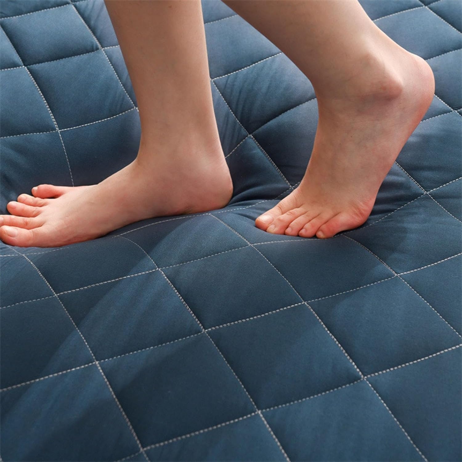 Colchón de futón de Suelo japonés, colchón Enrollable Plegable, colchón de Cama de Masaje tailandés, colchoneta de Tatami, colchón para Dormir para Suelo (Color : A, Size : 1.2X2.0m)