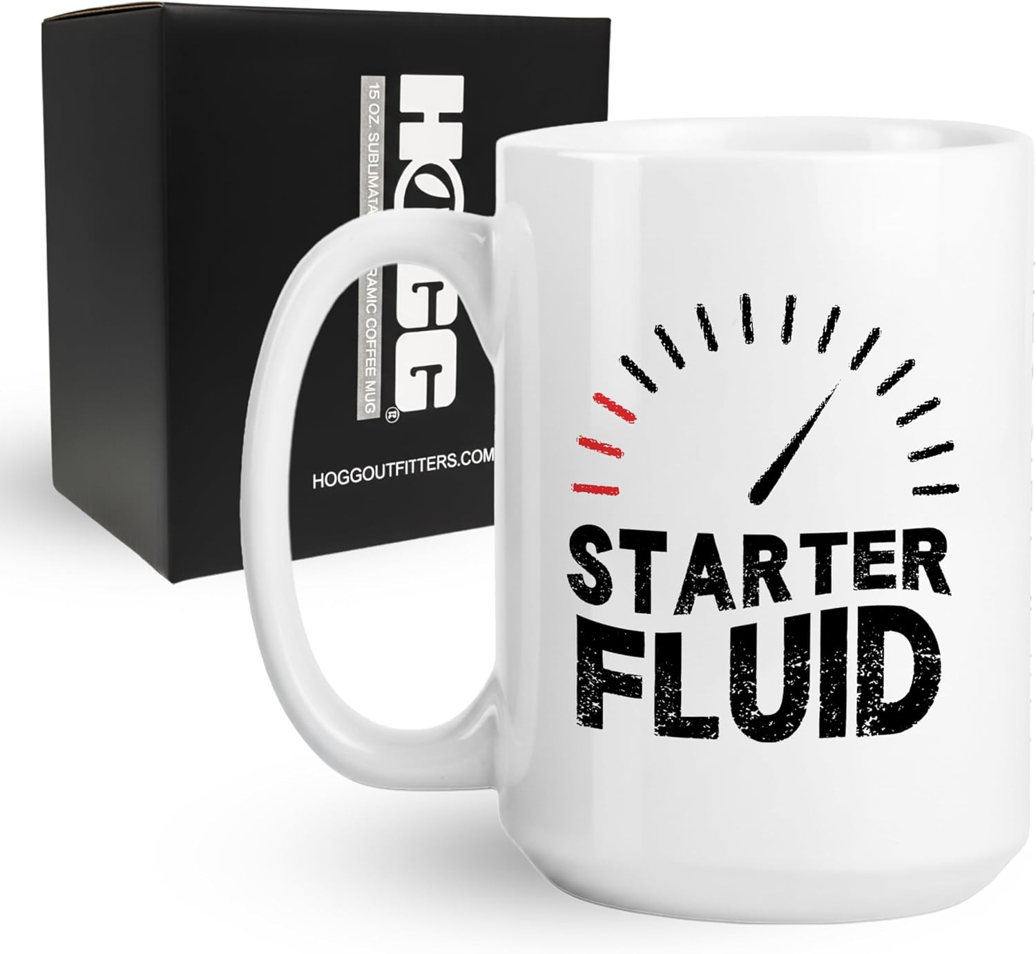 Starter Fluid Coffee Mug, Semi Truck Coffee Cup, V8 Engine Mug Cup, Car Dad Gifts, Funny Sarcastic Novelty Drinkware, Fathers Day Birthday Christmas Coworker Gift