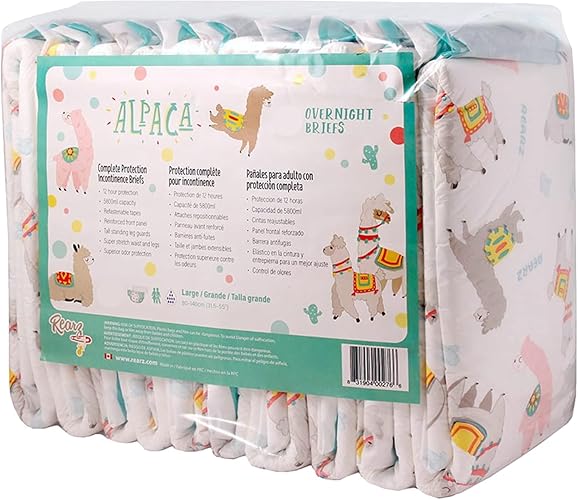 Rearz Alpaca Nighttime Diapers (Medium) - Medium
