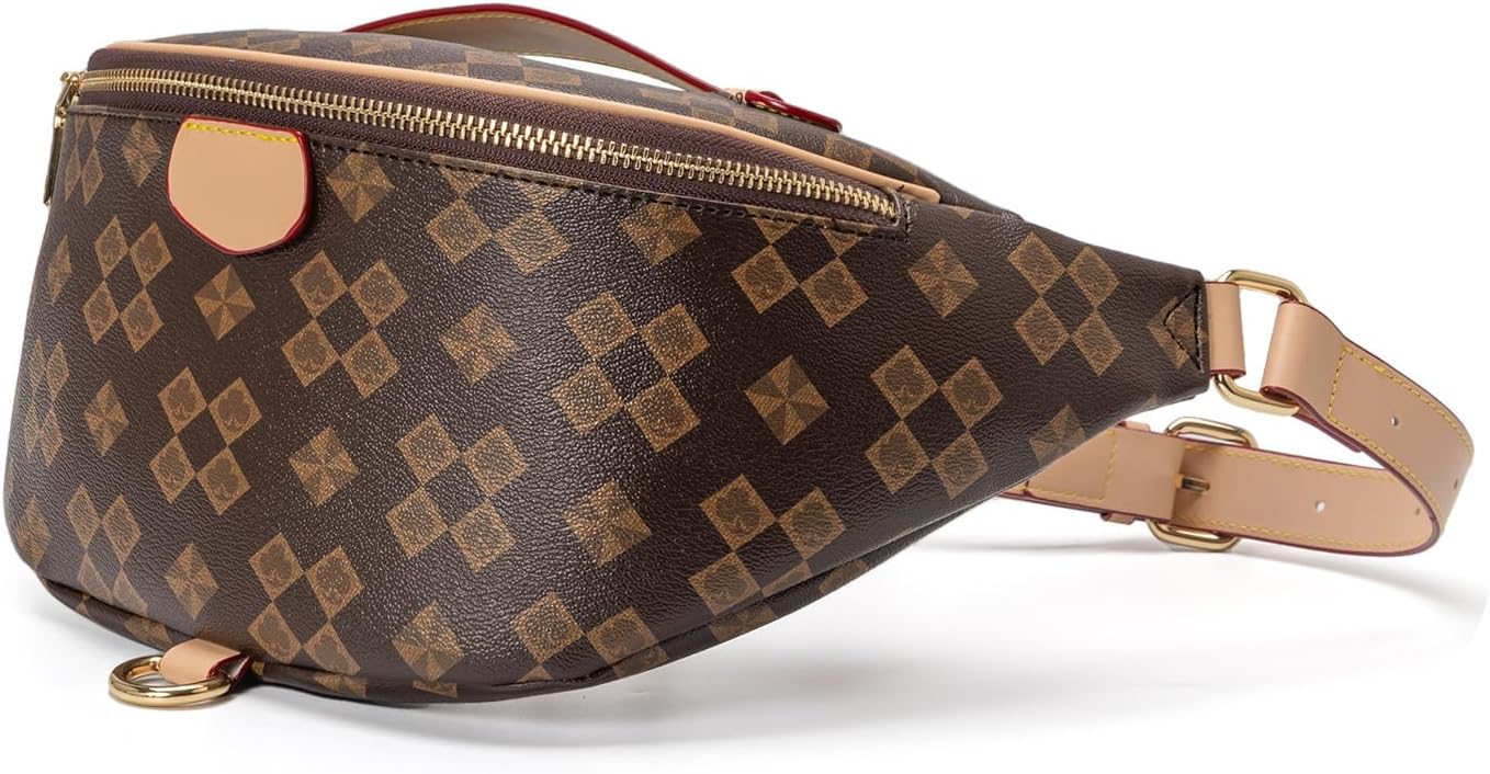 Versatile Women's Designer Fanny Pack - Sling Bag for On-the-Go Style & Travel - Perfect as Crossbody or Chest Bum Bag (Beige - B) - Image 7