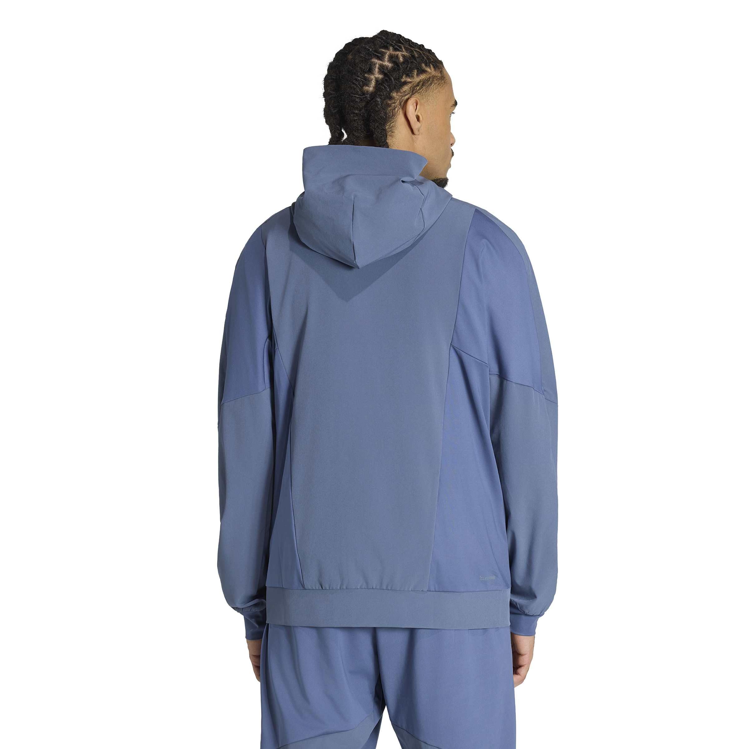 adidas Mezczyzni D4T Workout Full-Zip Hoodie Sweatshirt, preloved ink, XXL