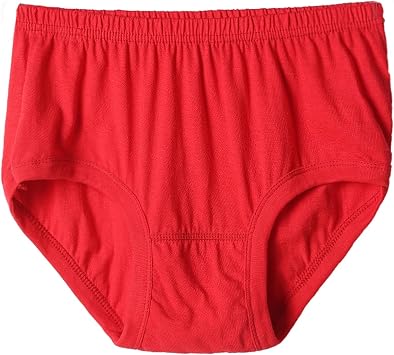 TOSOFT Comfort Underwear for Older Women Soft High Waist Cotton Boyshorts Sleep & Around-the-House Boxer Briefs Panties Color Red1, Size XL/X-Large