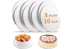 WINKIO White Cake Boards: 10" Cake Base