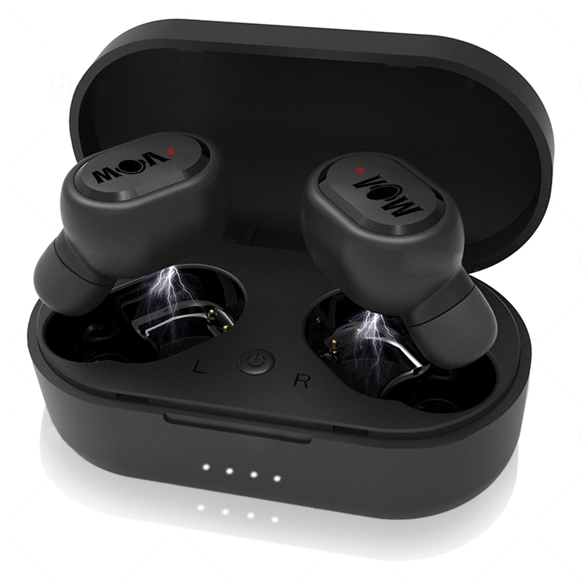 VOW True Wireless Bluetooth Earbuds, in-Ear Stereo Bluetooth V5.0  Headphones TWS Water-Resistance IPX5 Wireless Earphones (Bluetooth 5.0,  Built-in Mic, IPX5, Stereo Calls, Premium Sound and Bass) : Amazon.com.au:  Electronics