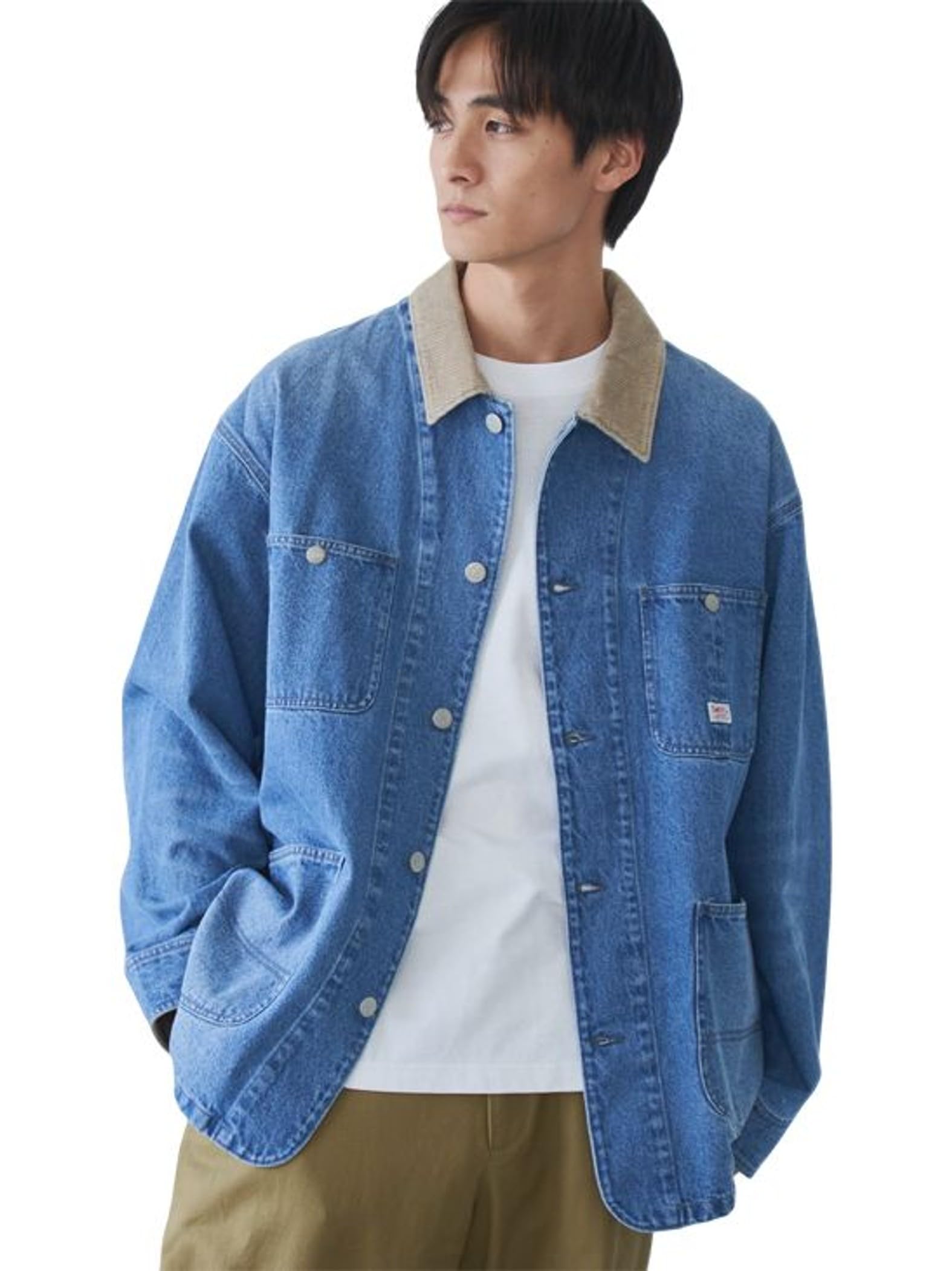 最安値 デニムカバーオール 大きいサイズ】DUNGAREES ロコジャケット／カバーオール/デニム