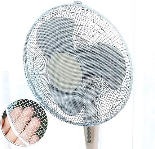 Miniatura 8 de TOPINCN 4 cubiertas antipolvo para ventilador, cubierta de malla de ventilador, seguro para bebés y niños, lavable, reutilizable, cubierta