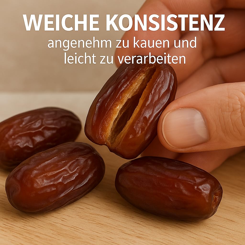 frutos secos fechas sin hueso marrón natural rico en energía aperitivos hornear