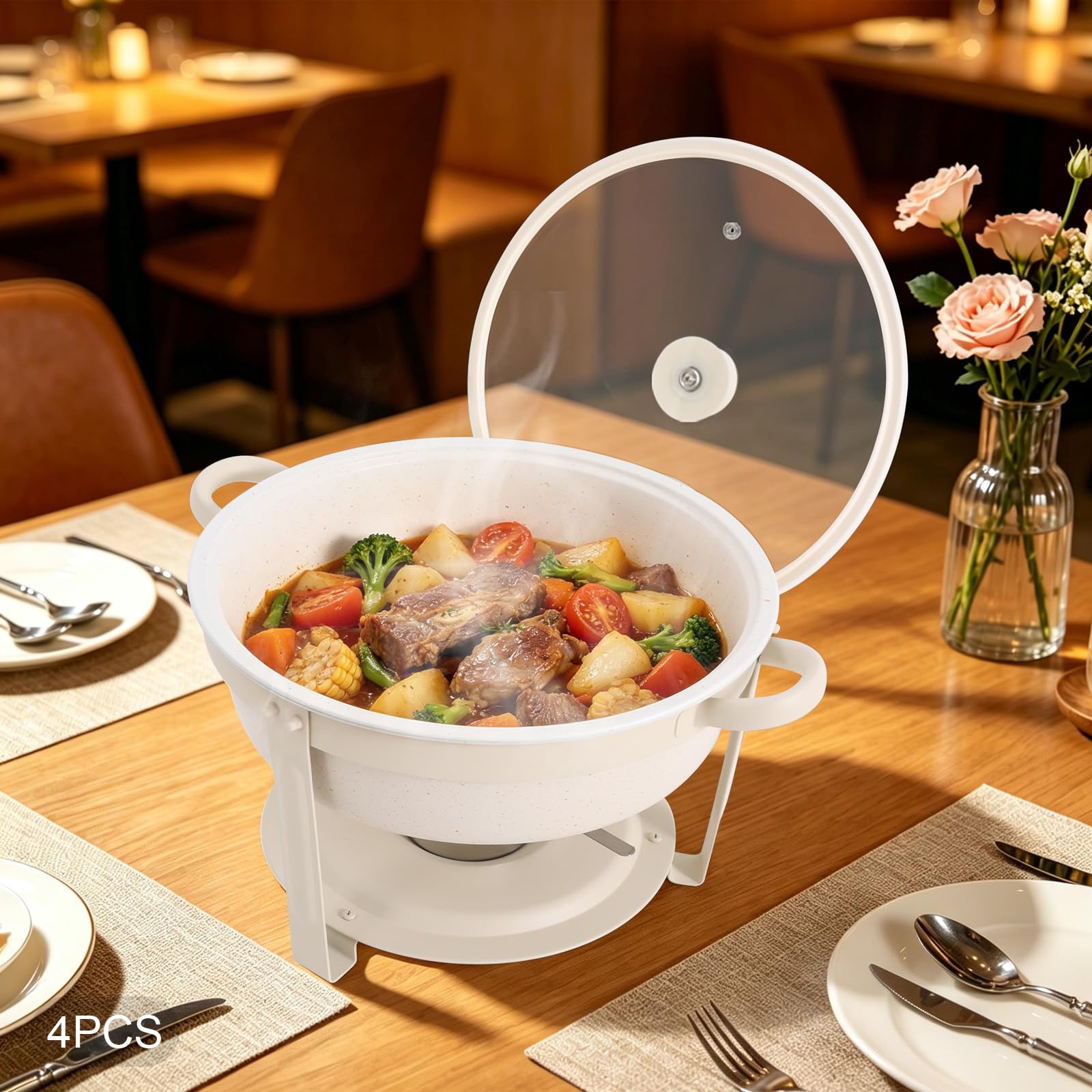 Chafing Dish zestaw 4 szt. 9QT pojemnik utrzymujący ciepło