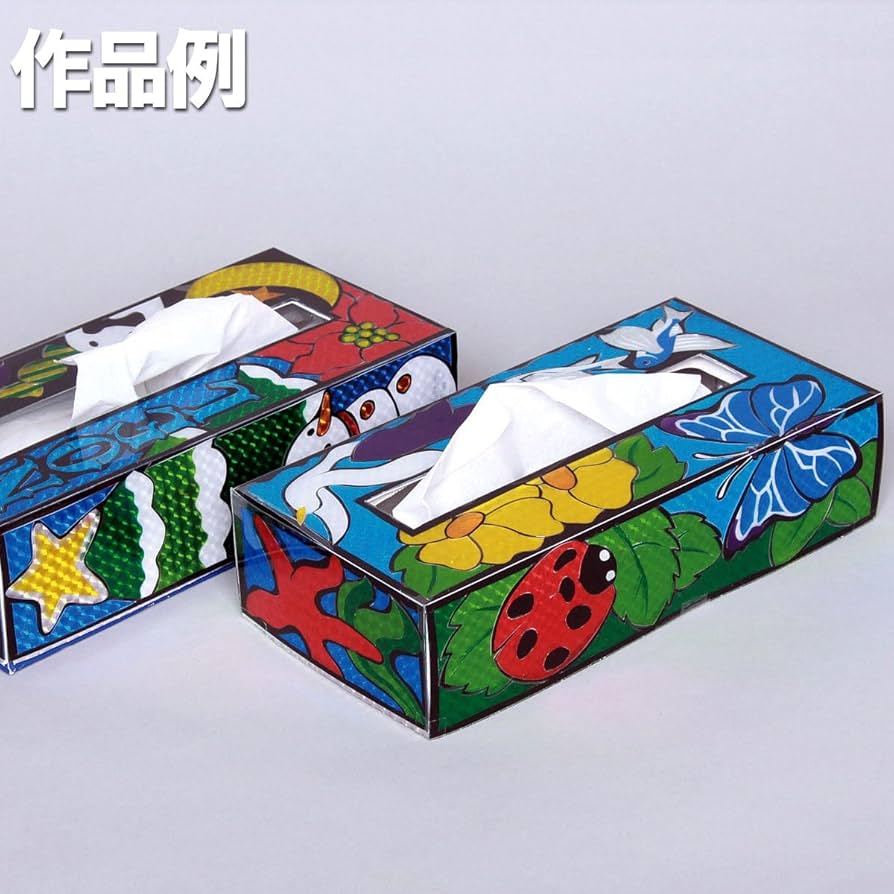 Amazon.co.jp: 切り絵 工作キット プッシュカラー キラキラ