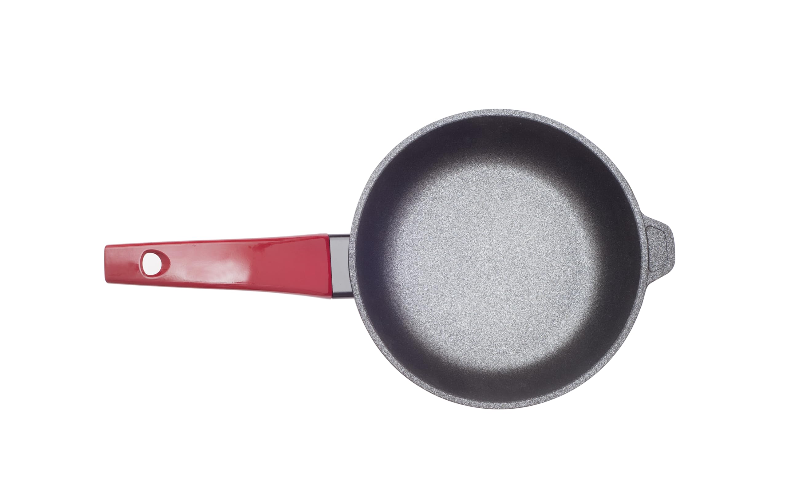 RISOLI’ | VINUM, Padella Antiaderente Ø24cm, Alto Spessore 8 mm, in Alluminio Fuso Riciclato, No Induzione, Made in Italy