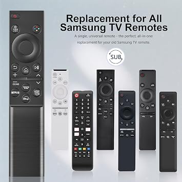 Replacement for Samsung Smart TV Remote Control, Universal Compatible with All Samsung TVs, BN59-01388A for CU7000/DU7200, for 2015-2026 All Crystal UHD, Frame, QLED, OLED, Neo QLED Smart TVs