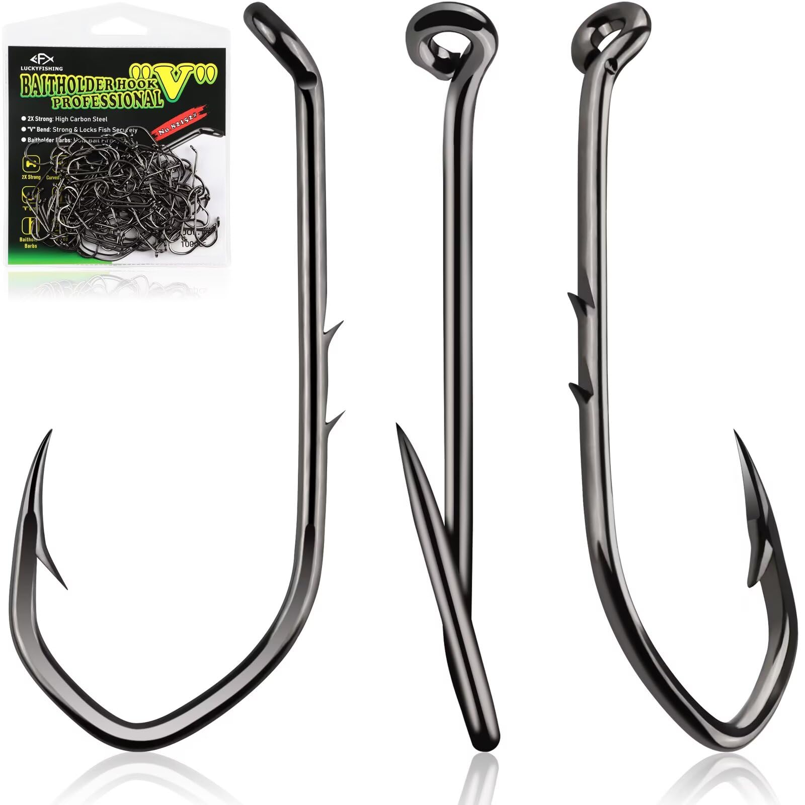 LUCKYFISHING V-Bend Baitholder