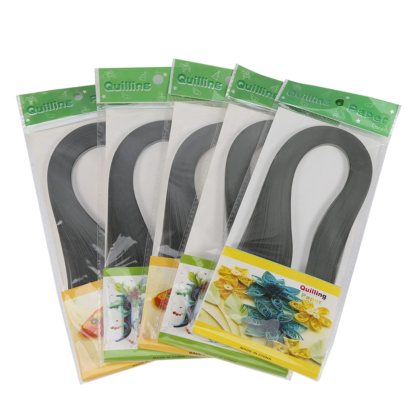 600 Rayures En Papier De Couleur Solide Quilling, Largeur De