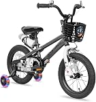 JOYSTAR Pluto Kids Bike 12 14 16 18 20 Inch Children's Bicycle for Boys Girls Age 3-12 Years, Kids' Bicycles with Light Up Training Wheels, Multiple Colors