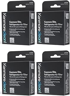 [9918 Air Filter OEM Mania] 469918 4-Pack NEW Version Kenmore Elite Air Filter fits - LG refrigerator air filter LT120F - 9918 Kenmore replacement filter for ADQ73214402, ADQ73214404