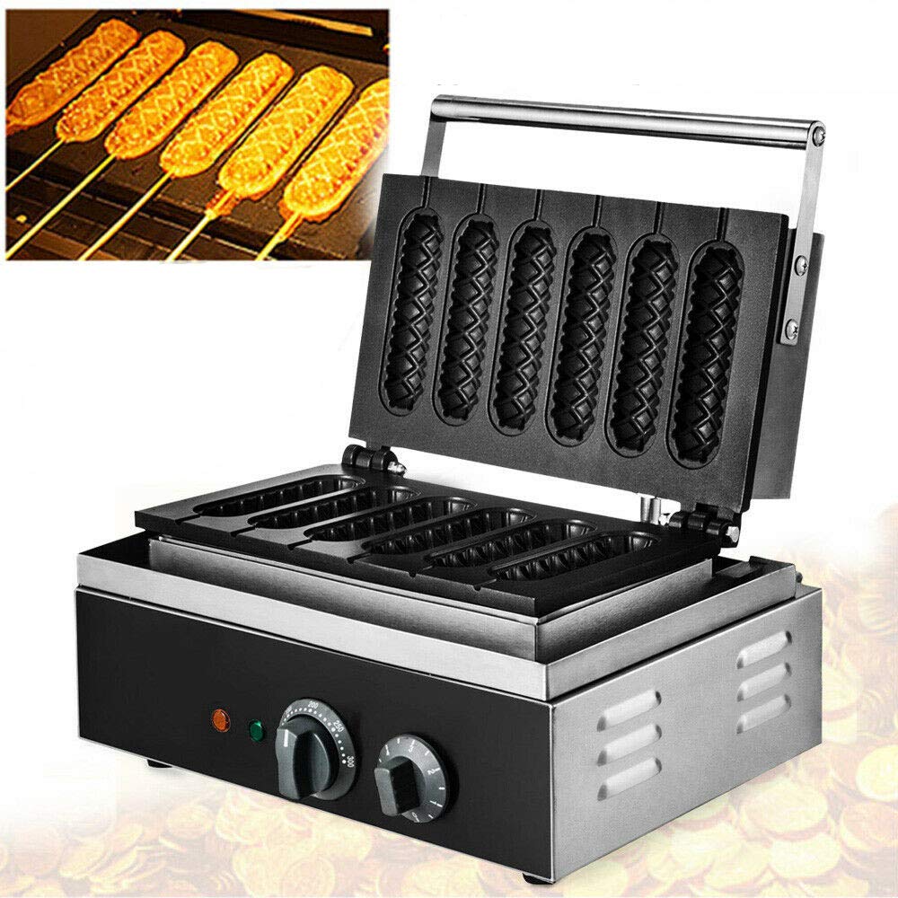 Buy Waffle Corn dog Maker Commercial Waffle Maker, 110 V 1500W 6PCS