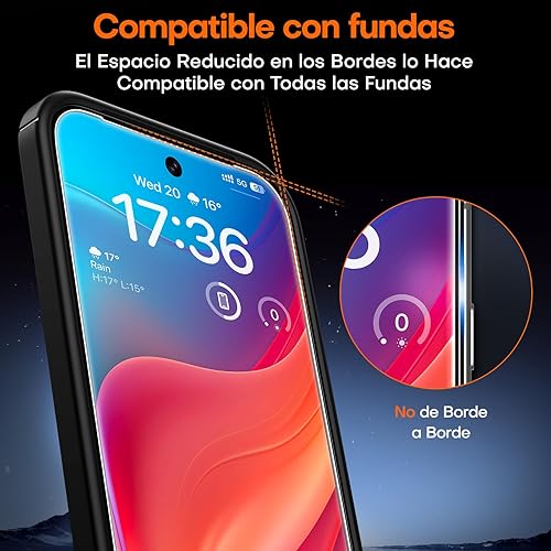 Vista 7 de TOCOL Protector de pantalla para Pixel 9 Pro XL 6.8 9H dureza grado militar inastillable HD vidrio templado fácil instalación 2 unidades Claro