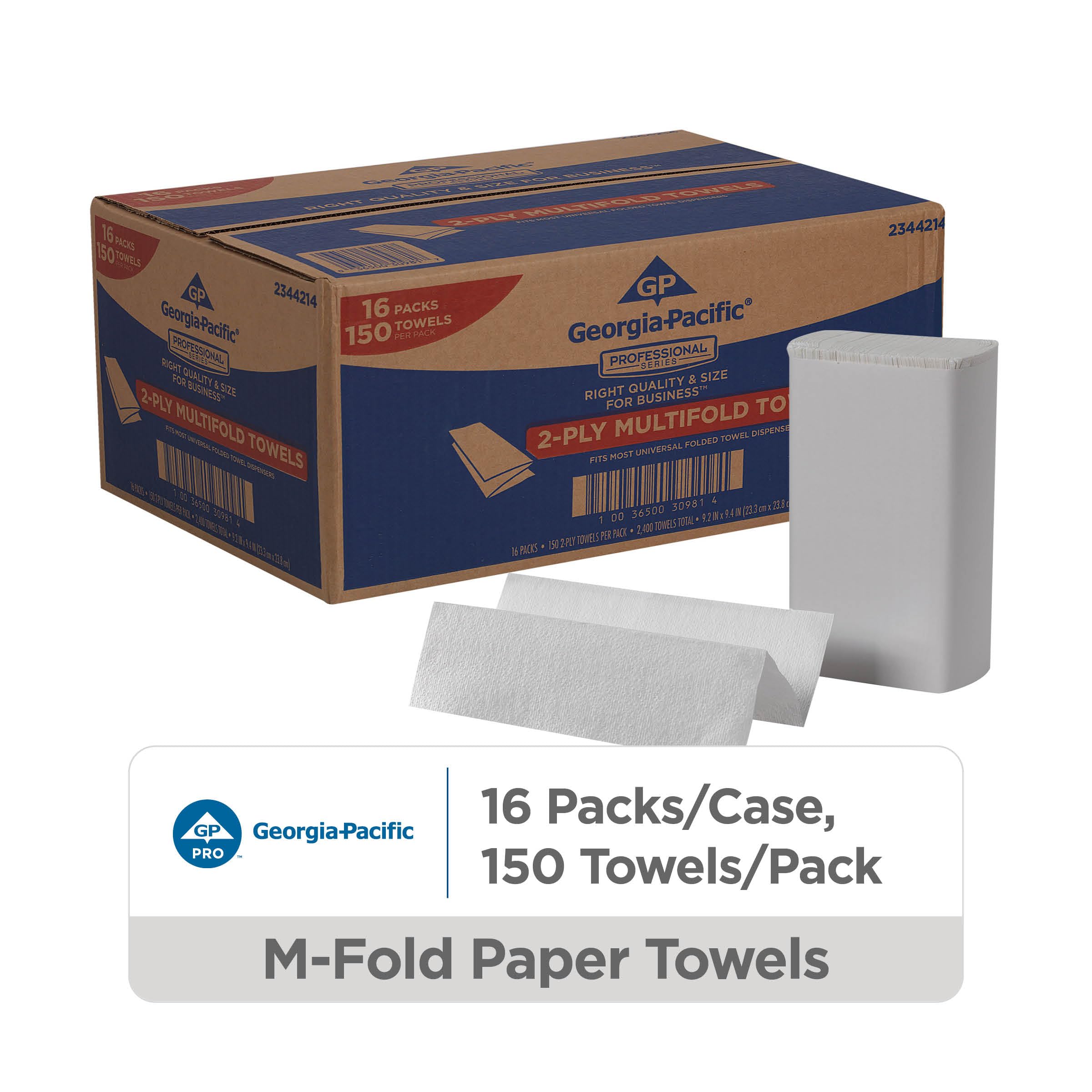 Pacific Blue Select Multifold Premium, 16 Packs, 2344214, 16