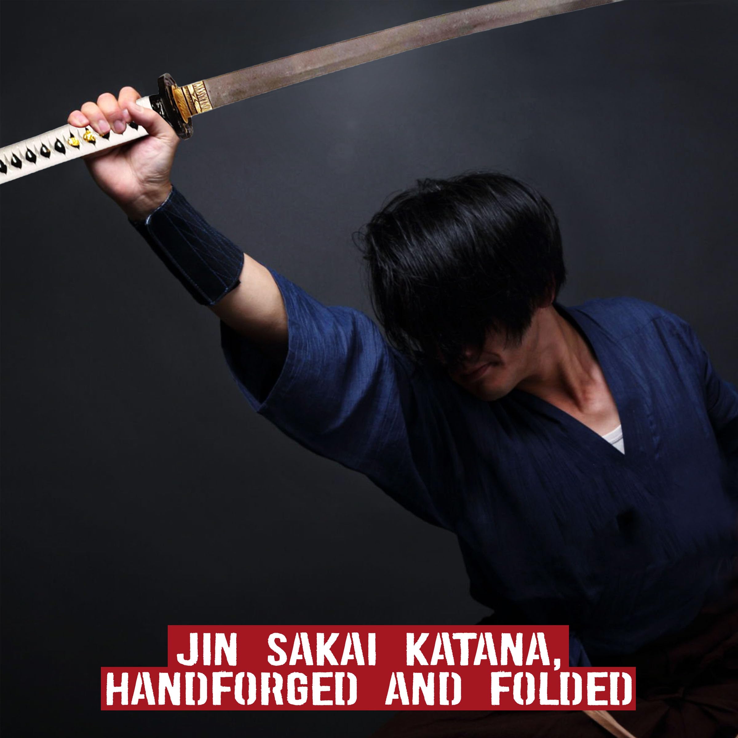Ghost of Tsushima, Sekiro – Jin Sakai Schwert – The Storm of Sakai Katana, Samurai Schwerter echt, Katanaschwert, Gamer Geschenk