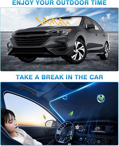 Miniatura 37 de KUST Parasol para parabrisas para Ford Fusion 2013-2020 2021, accesorios para ventana, protector de visera solar, plegable, bloquea los rayos UV