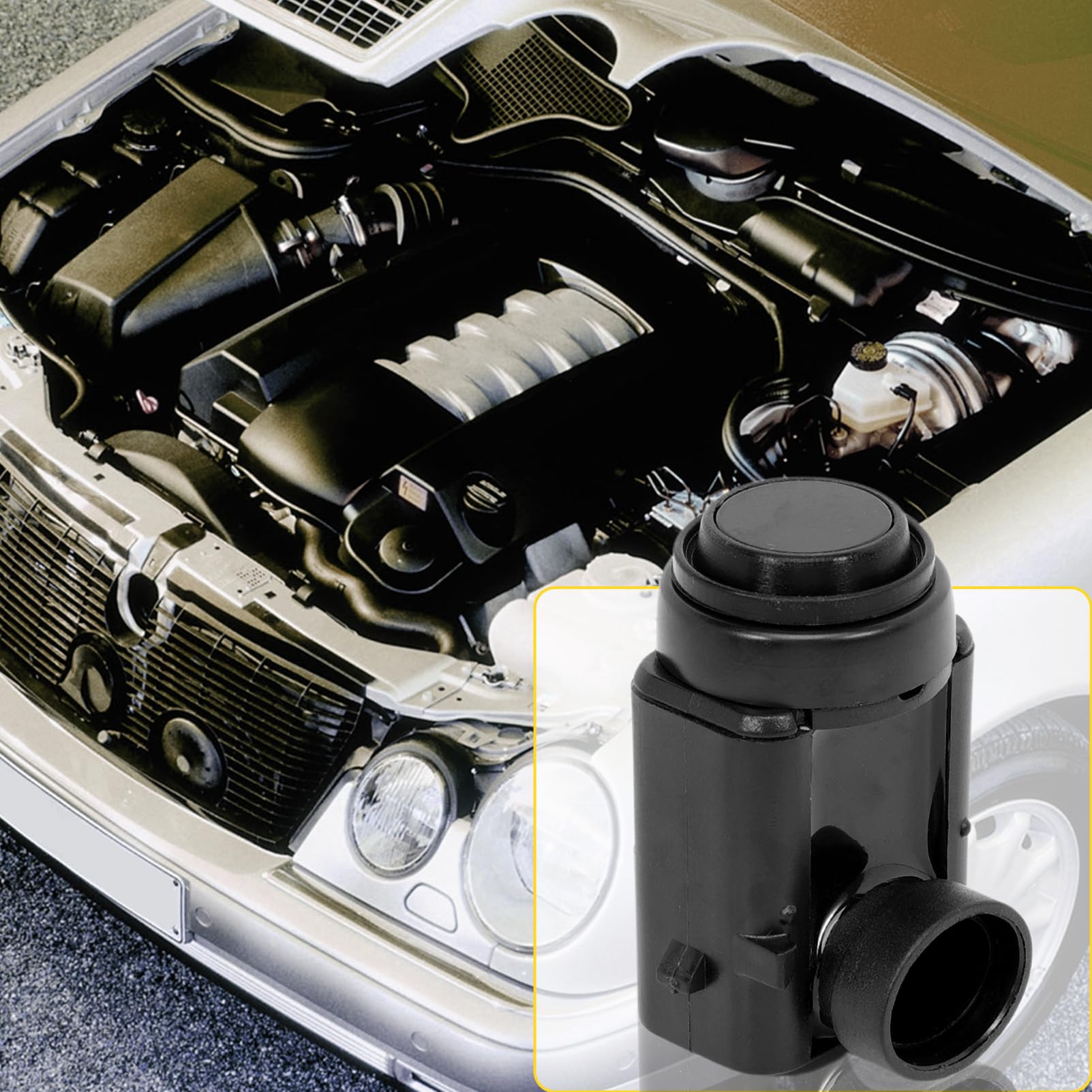 6 Piezas Sensores De Aparcamiento PDC Sensor De Marcha Atrás Auto 0015427418 Compatible Con Mercedes Clase C E M GL R W203 S203 W210 S210 W211 S211 W164 X164 W251 0035428718 004542222228