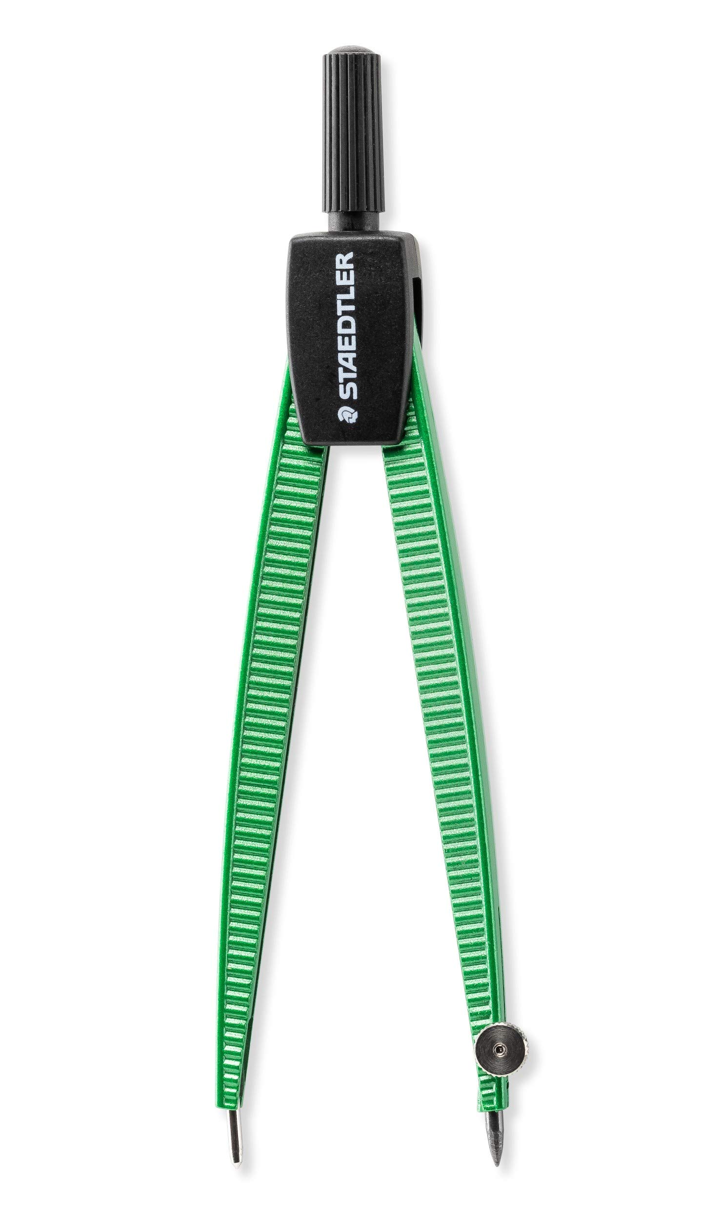 Staedtler Noris - Compasso di precisione per la scuola, con spilla di sicurezza, colore metallico, 550 50 M-S, 20 Pezzi