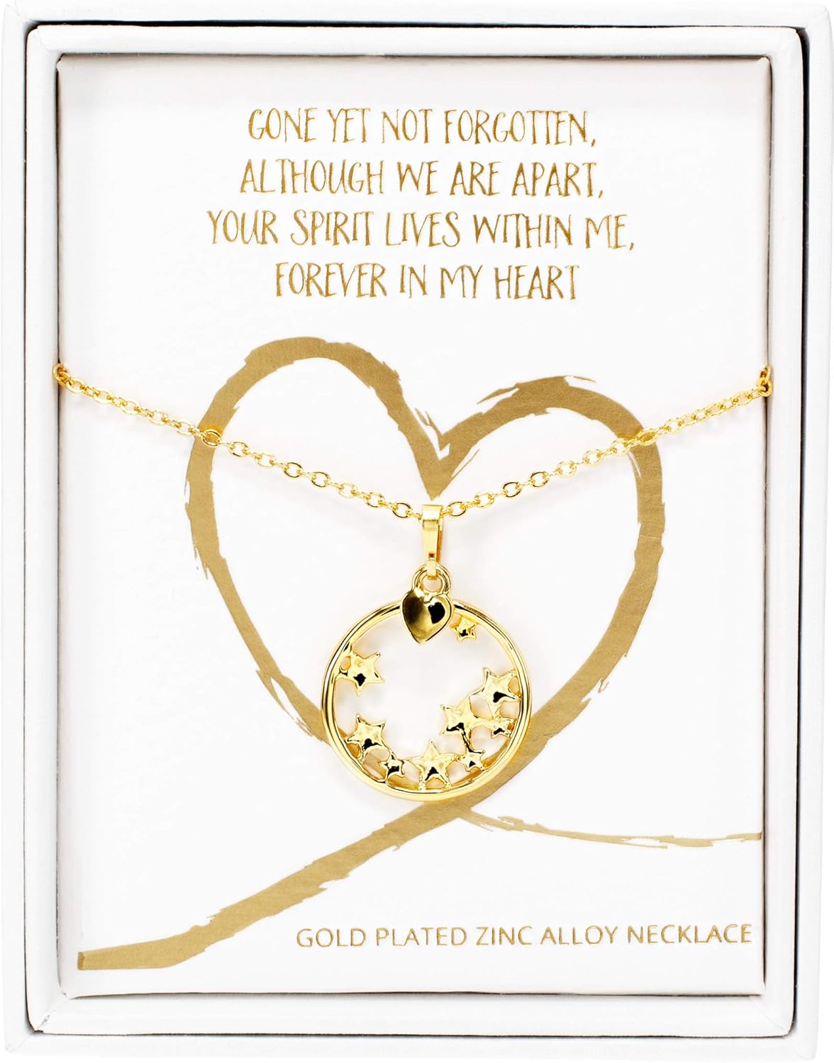 Pavilion Gift Company - Memorial Jewelry Earring Bracelet Necklace Loss Of Loved One In Memory Grief Funeral Bereavement Sympathy Gift Present