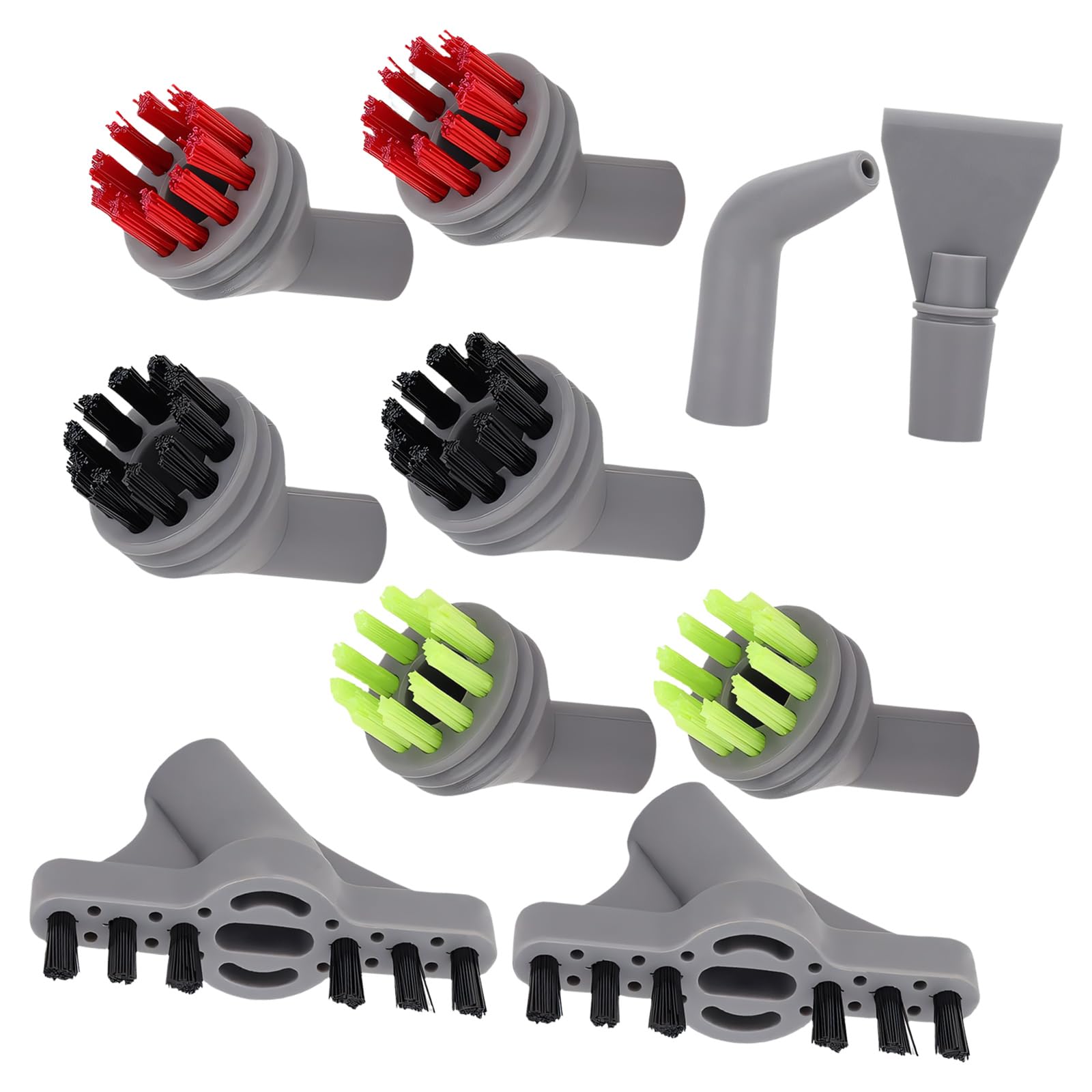 Msioytog Ten Piece Set Multipurpose Brush Set For Hard Surfaces 39N7a, 39N7v, 39N7h, 39N71, 39N72 Cleaner Accessories