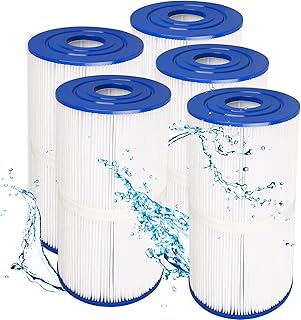PELLUCID Hot Springs Spa Filters Compatible with Watkins 31489, Pleatco PWK30, Unicel C-6430, Filbur FC-3915, Easy to Clean and Reuse, Spa Filter with Advanced Filtration System for Longer Life-5 pack