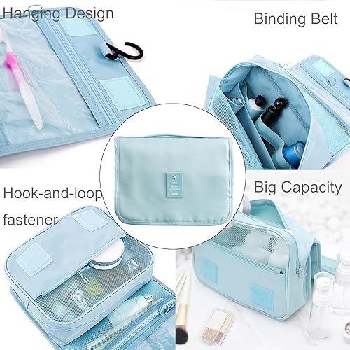 Miniatura 5 de Neceser con 4 colos, Azul (Sky-Blue), Sencillo