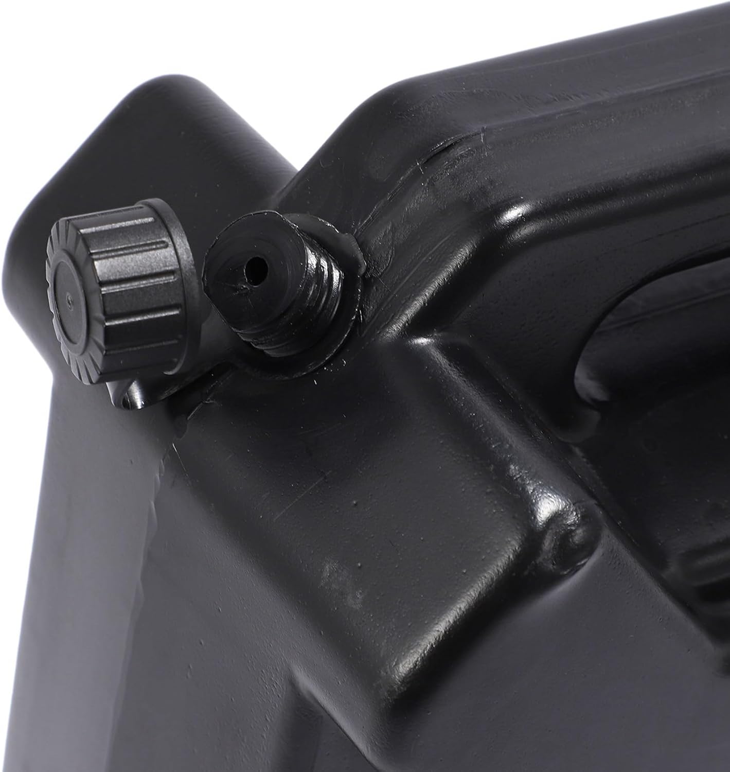 Pasotim 4X 5リットル、ブラックい燃料タンク缶、車のバイスペアガソリン、オイルタンク、バックアップジェリカン燃料ジャグキャ 【ハイ】