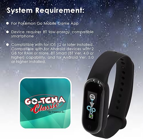 Miniatura 4 de Datel Go-Tcha - Pulsera clásica LED táctil, compatible con Pokémon y artículos de colección que ahora es fácil de usar