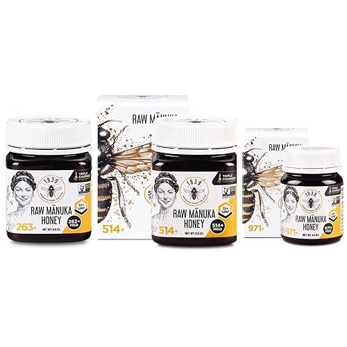 1839 Miel de manuka triple batida, Ultimate Superfood, paquete de 3