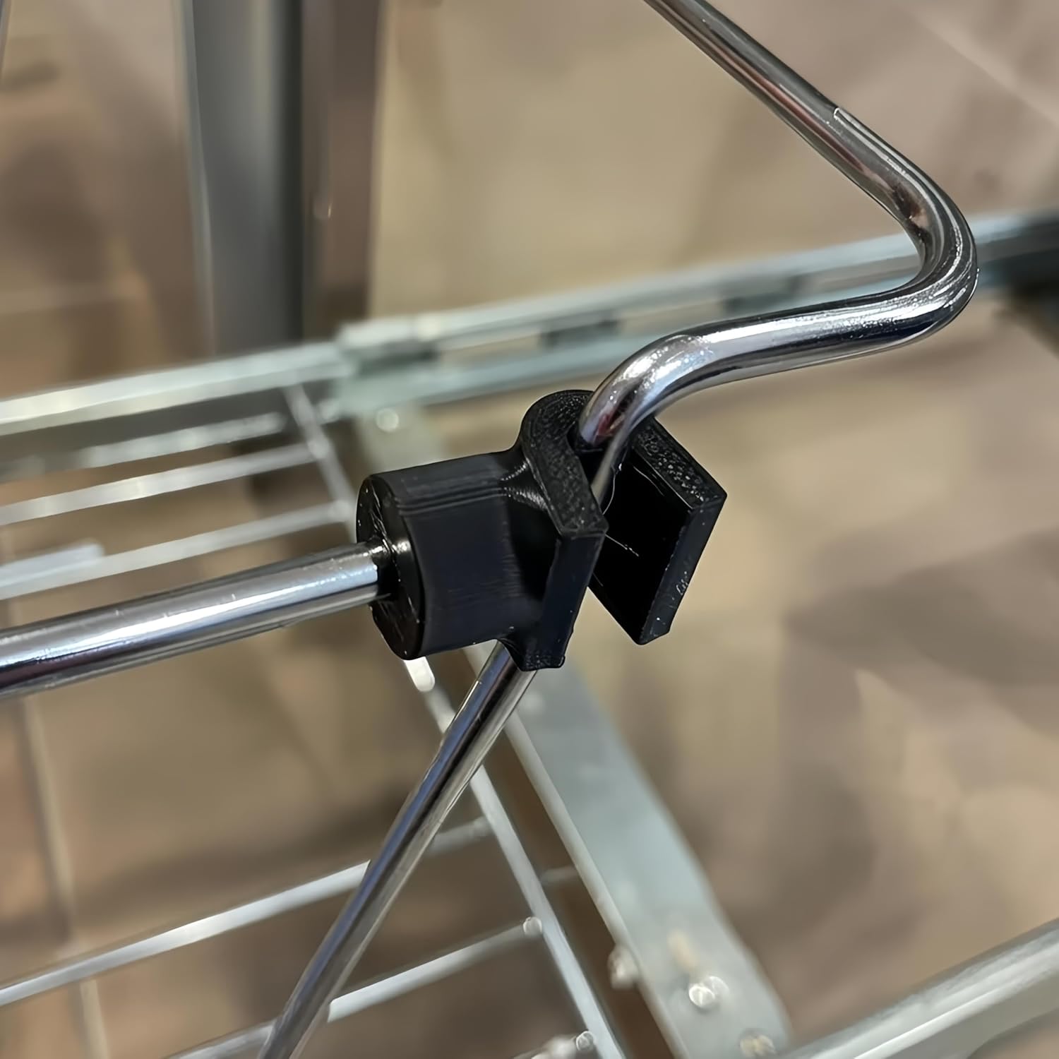Compatible with Rev-A-Shelf Bin Replacement Clip, Fits 27 Quart Slow Close Double Pull-Out Trash Cabinet Systems, Snap-in Crossbar Support Part (10 Pcs)
