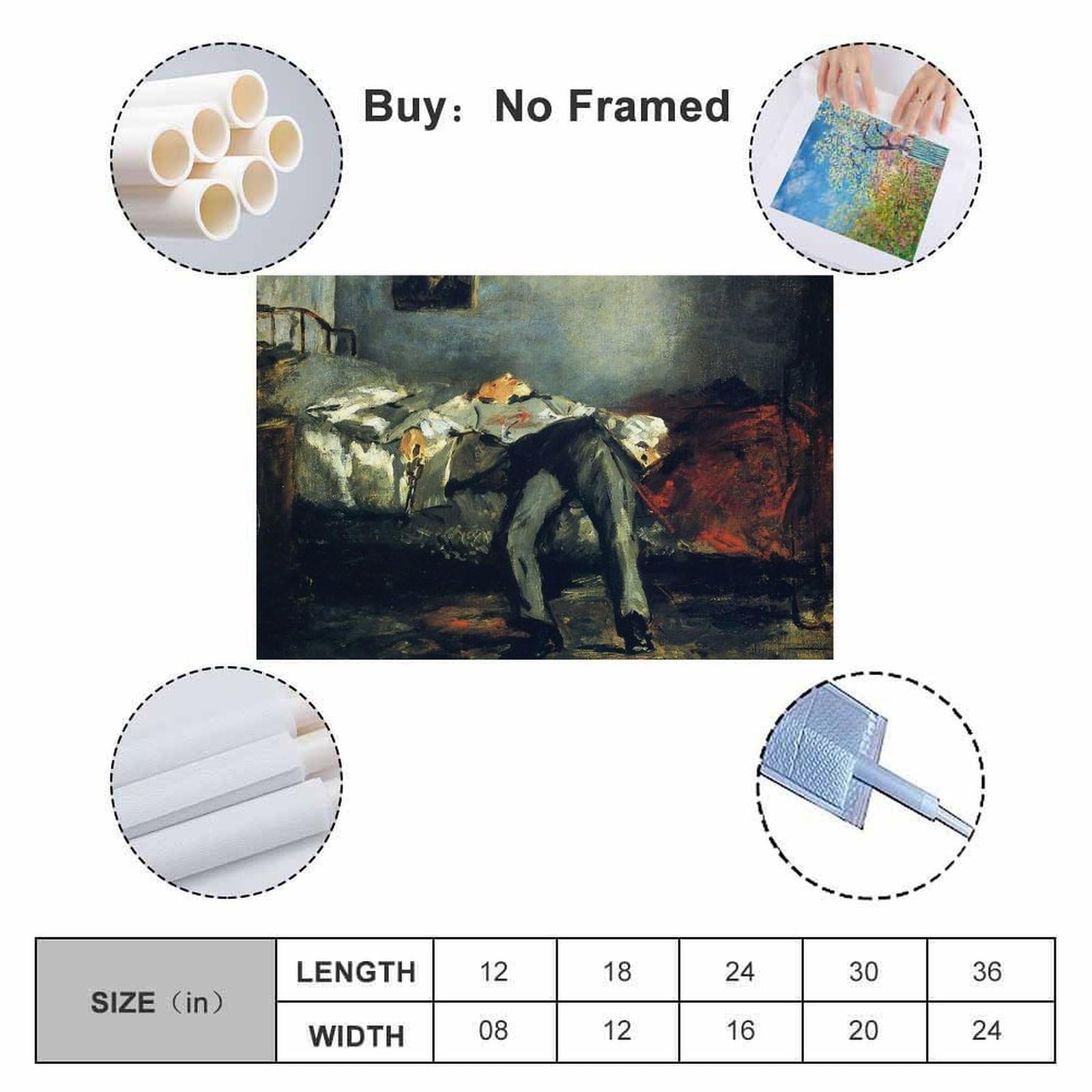 Amazon.co.jp: エドゥアール・マネEdouard Manet絵画作品（自殺