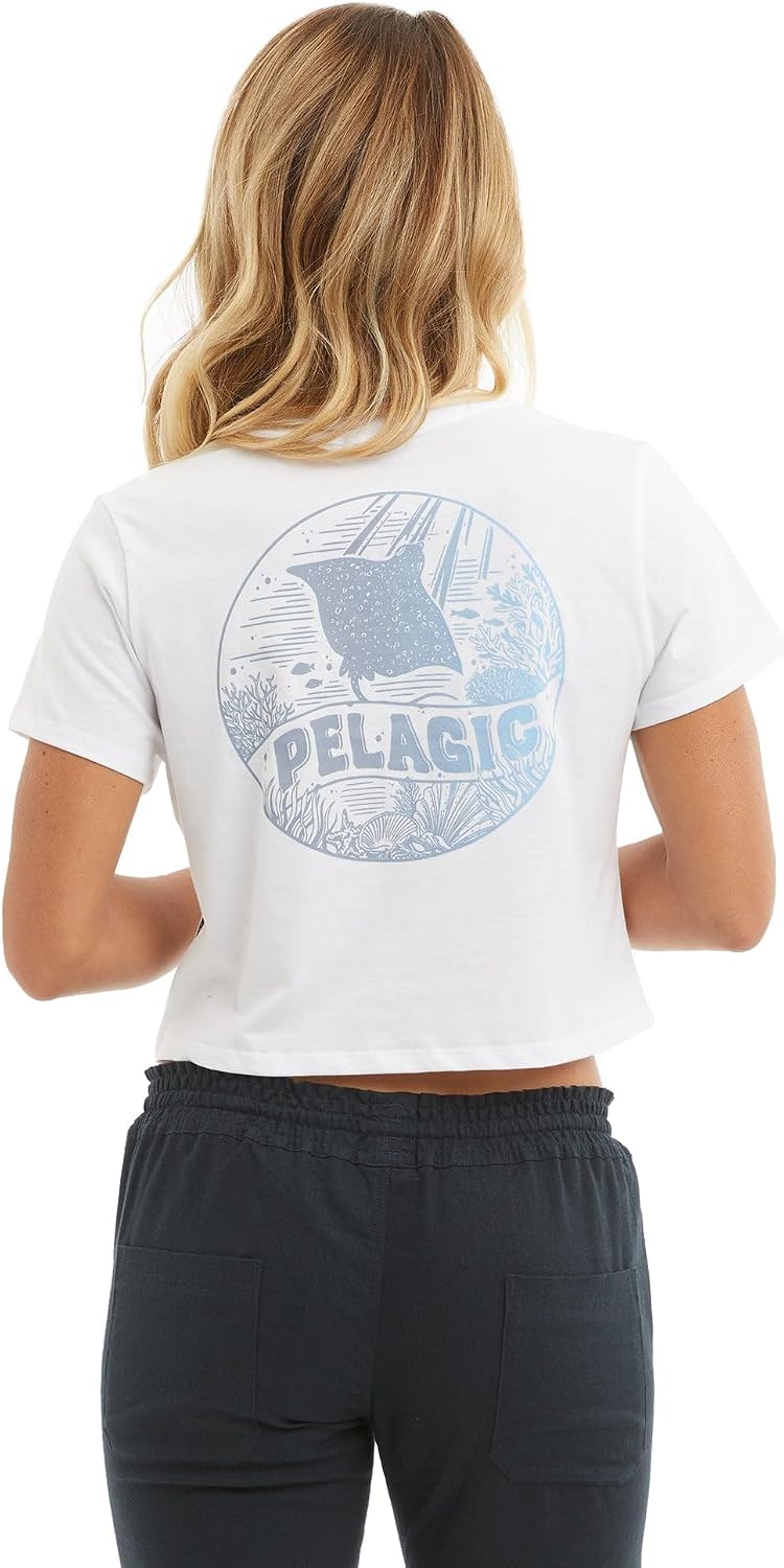 PELAGIC Women's Ws Raya Ws Cropped T-Shirt