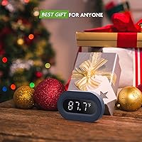 Vista 7 de Termómetro para pecera PAIZOO, termómetro digital LED para acuario con medición de temperatura altamente precisa, termómetro para tanque de agua