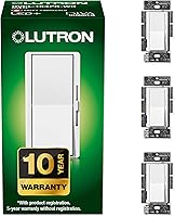Vista 17 de Lutron Diva LED+ Interruptor Regulador de Luz para Bombillas LED Regulables, Halógenas e Incandescentes, 150 Vatios, Unipolar o 3 Vías, Almendra