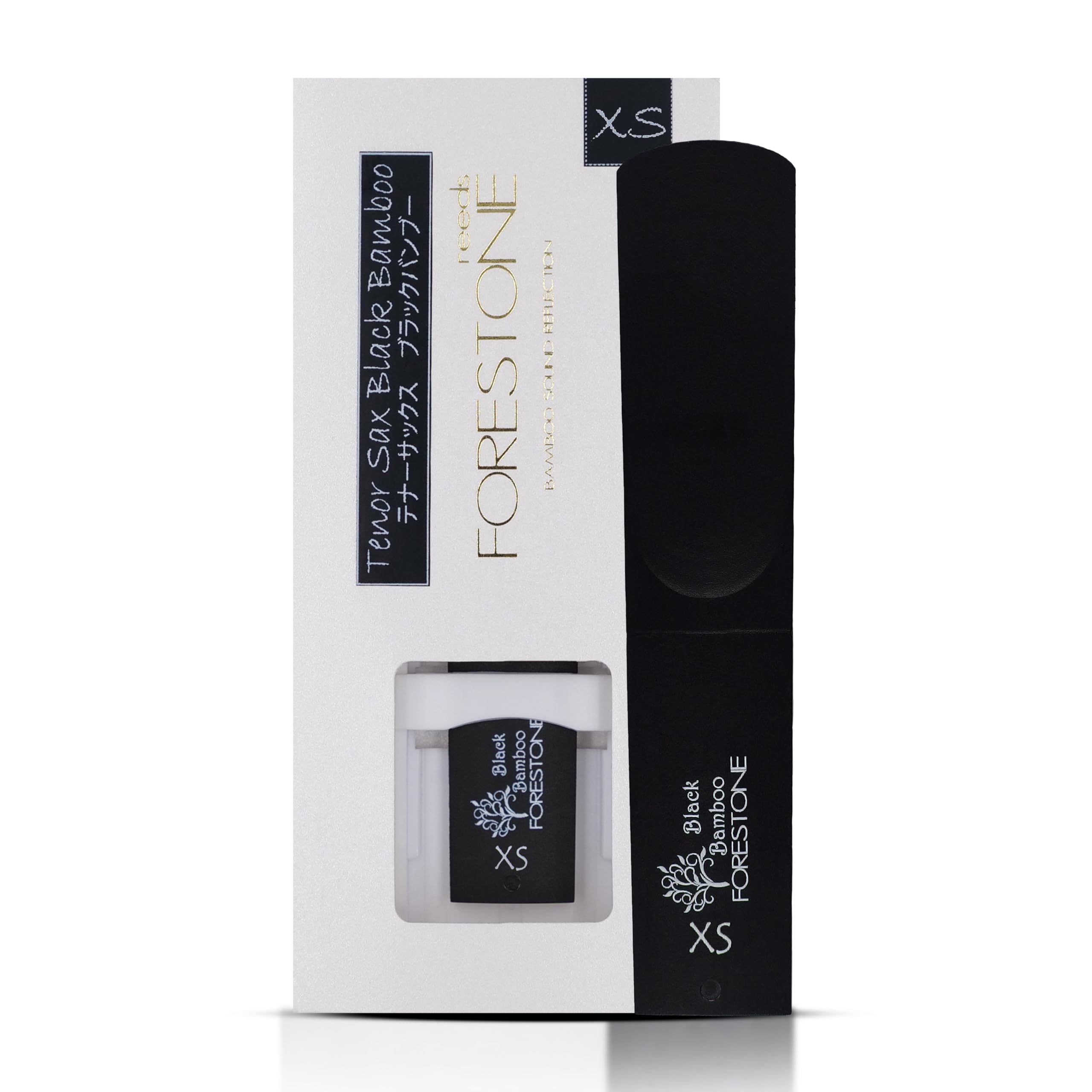 Forestone Anche pour saxophone ténor en bambou synthétique Noir XS noir