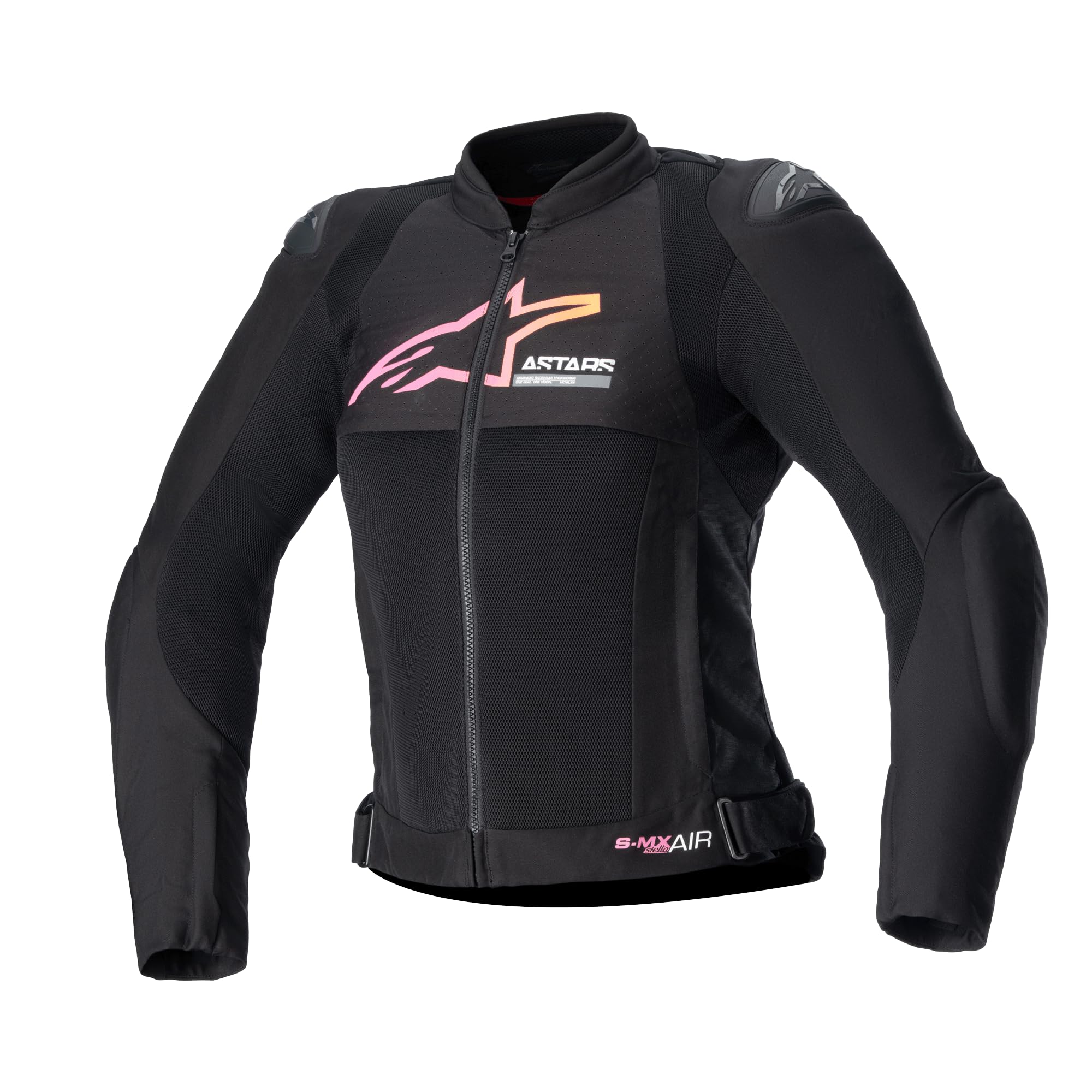 Alpinestars Women Stella SMX Air Jacket XS, Black/Yellow/Pink