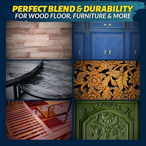 Miniatura 6 de Coconix - Kit de reparación de suelos y muebles; restaurador para tu mesa de madera, armario, revestimiento, puerta y mesa de noche; instrucciones