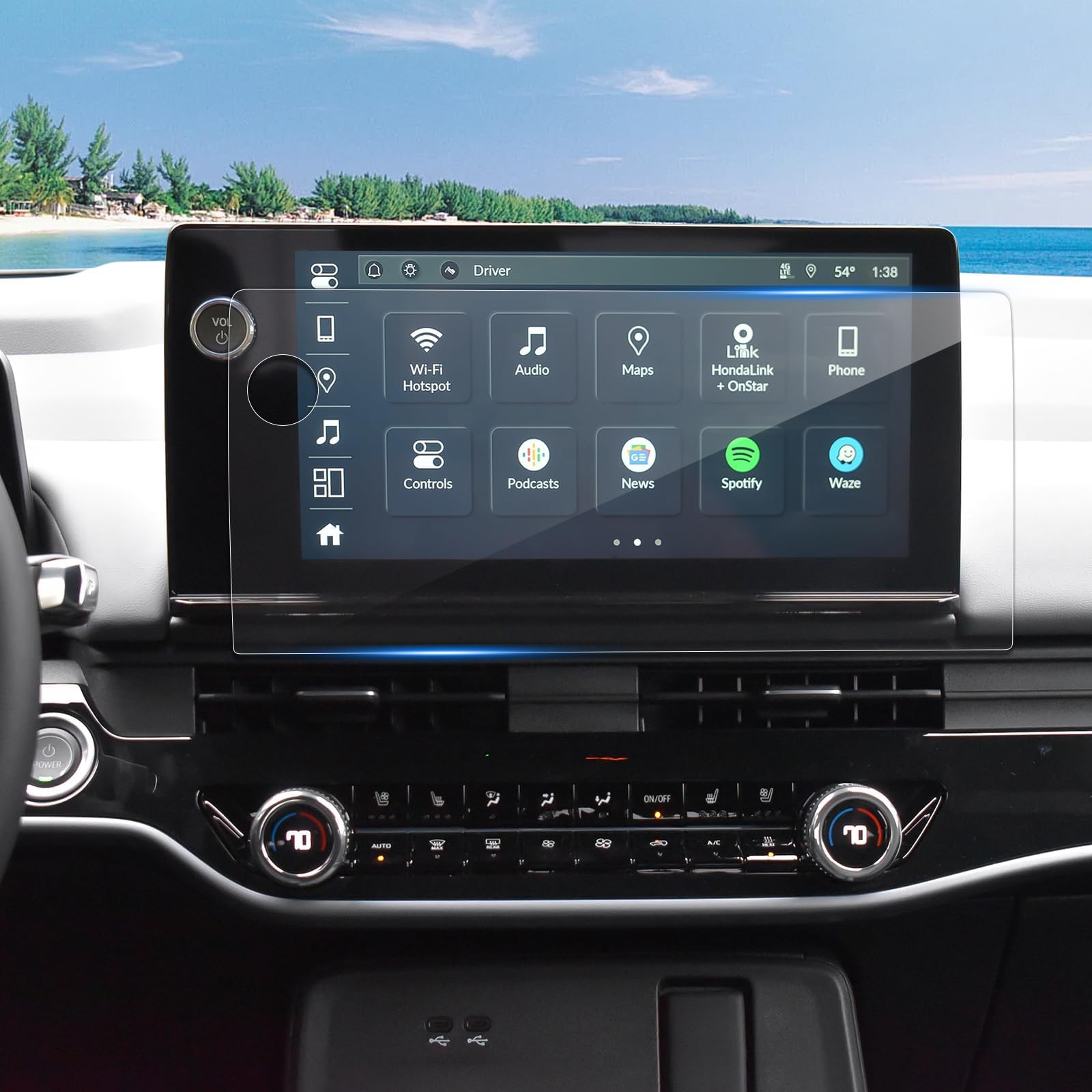 Coleya (2pcs) 2024 2025 2026 Prologue Screen Protector for Honda Prologue (EX/Touring/Elite) 11.3-inch Touchscreen, 2026 2025 Prologue Accessories