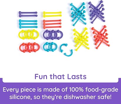 Fat Brain Toys Plip Kit, Building Toys for Creative Play, Creative Construction Play Set, Kids Toys Ages 5 to 12