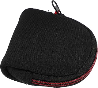 Veemoon Bolsa Protectora Redonda para Filtros De Cámara Estuche De Neopreno Resistente Golpes con Bolsillos De Malla para Filtros y Accesorios s Color Negro Portátil y Fácil De Transportar