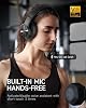 Audífonos inalámbricos Bluetooth Picun B8, 120H de reproducción, 3 modos EQ, negro | Over-Ear, micrófono integrado, conexión multipunto, plegables, controles de botón y táctiles, para viajes, hogar, oficina, teléfono y PC 7