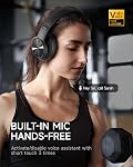 Picun B8 Bluetooth Headphones, 120 Hours Headphones Wireless Bluetooth, Hands-Free Calls, 3EQ & Game Mode, Foldable Headphones Over Ear for Travel Home Office Cellphone PC