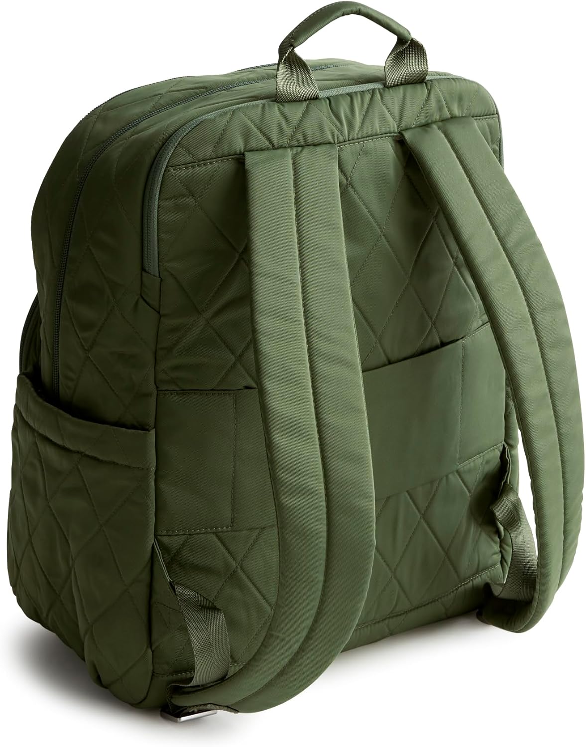 Vera Bradley Women's Performance Twill Large Bancroft Backpack, Bronze Green, One Size - Image 2